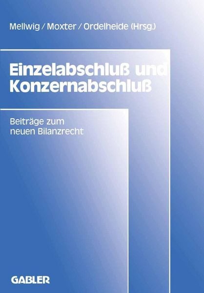 Produktbild: Einzelabschlu&szlig; und Konzernabschlu&szlig;