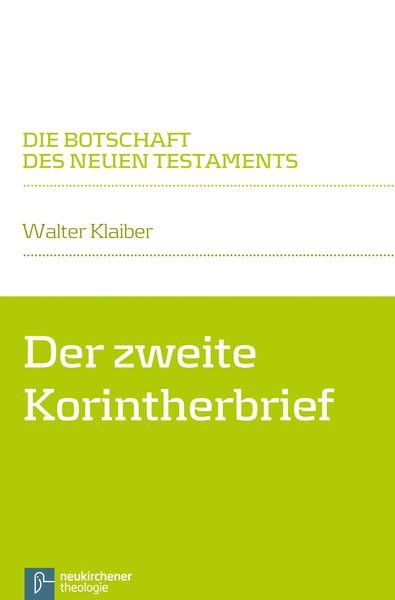 Produktbild: Der zweite Korintherbrief