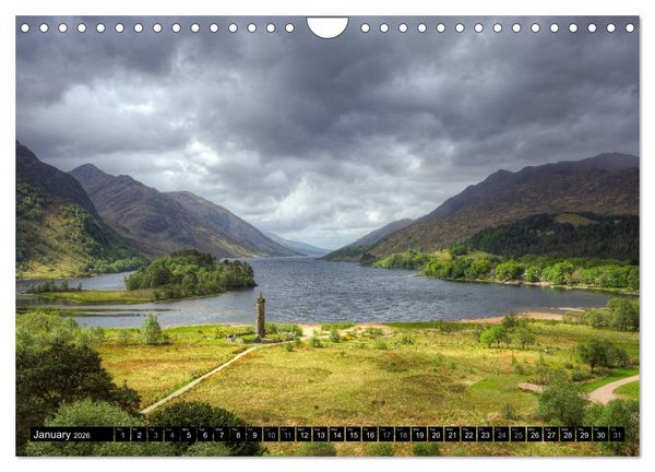 Produktbild: Scotland's unique landscapes (Wall Calendar 2026 DIN A4 landscape), CALVENDO 12 Month Wall Calendar