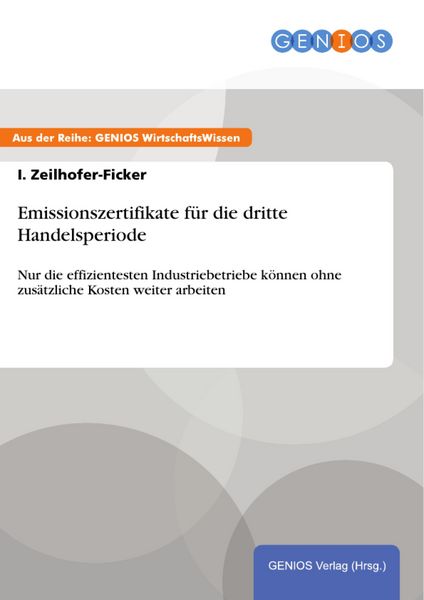 Produktbild: Emissionszertifikate f&uuml;r die dritte Handelsperiode