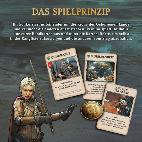 Produktbild: Die Zwerge &ndash; K&ouml;nigswahl. Das offizielle Kartenspiel zur Fantasy-Saga von Markus Heitz
