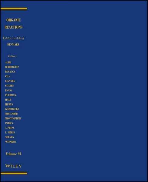 Produktbild: Organic Reactions, Volume 94