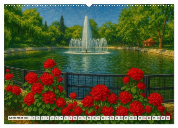 Produktbild: Sehenswertes in Istanbul - Die Sprache der Farben (hochwertiger Premium Wandkalender 2027 DIN A2 quer), Kunstdruck in Hochglanz
