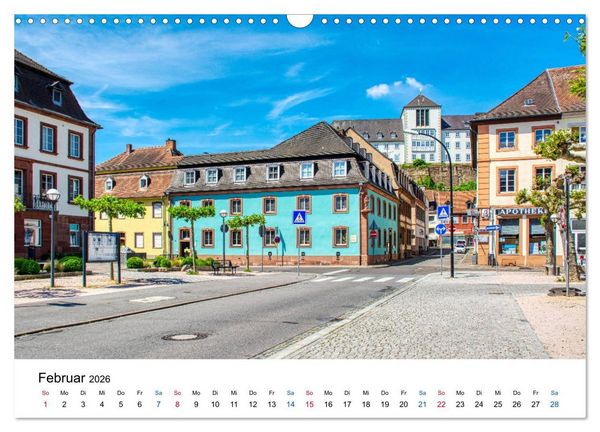 Produktbild: Blieskastel - Die charmante Barockstadt (Wandkalender 2026 DIN A3 quer), CALVENDO Monatskalender