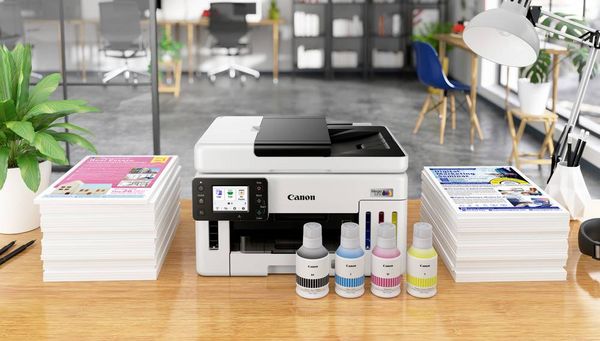 Produktbild: Canon MAXIFY GX6150 Multifunktionsdrucker Tintenstrahl Farbe A4 Drucker, Scanner, Kopierer Duplex, USB, WLAN, LAN