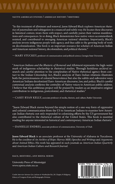 Produktbild: American Indians and the Rhetoric of Removal and Allotment