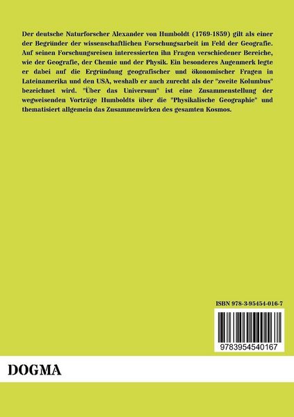 Produktbild: &Uuml;ber das Universum - Eine Vorlesung &uuml;ber das Unbegreifbare