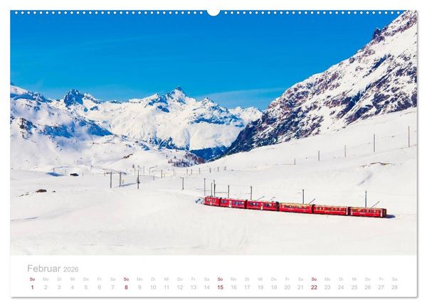 Produktbild: Graub&uuml;nden Engadin 2026 (hochwertiger Premium Wandkalender 2026 DIN A2 quer), Kunstdruck in Hochglanz