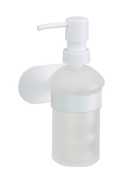 Turbo-Loc® Seifenspender Orea White matt, aus rostfreiem Edelstahl