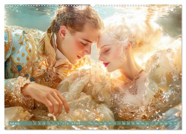 Produktbild: Opulente Unterwasserromanzen (Wandkalender 2026 DIN A2 quer), CALVENDO Monatskalender