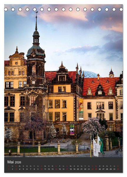 Produktbild: Mein Dresden (Tischkalender 2026 DIN A5 hoch), CALVENDO Monatskalender