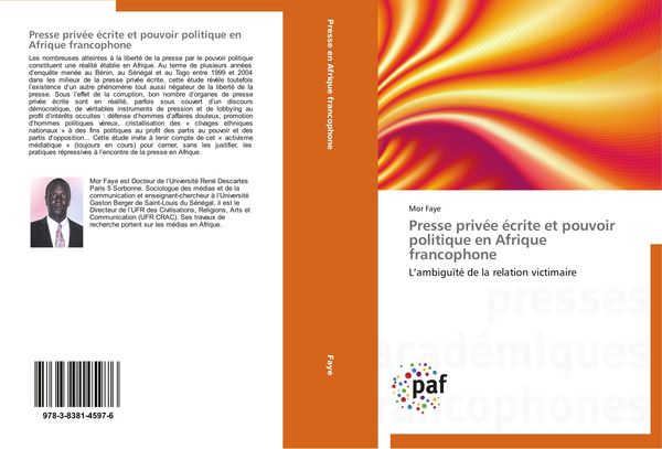 Produktbild: Presse priv&eacute;e &eacute;crite et pouvoir politique en Afrique francophone
