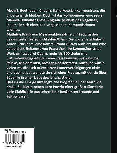 Produktbild: Ein Kuss von Franz Liszt - Mathilde Kralik von Meyrswalden