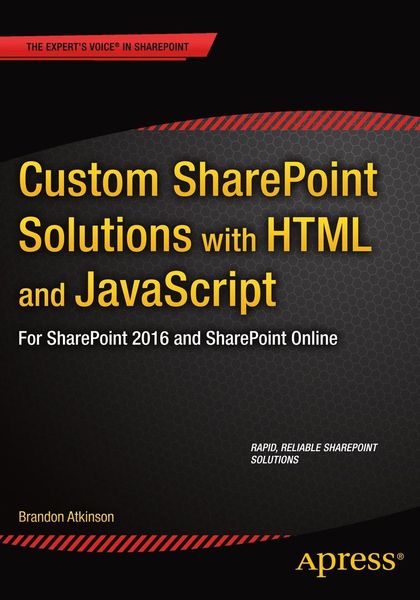 Produktbild: Custom SharePoint Solutions with HTML and JavaScript