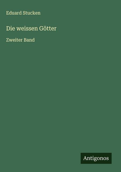 Produktbild: Die weissen G&ouml;tter