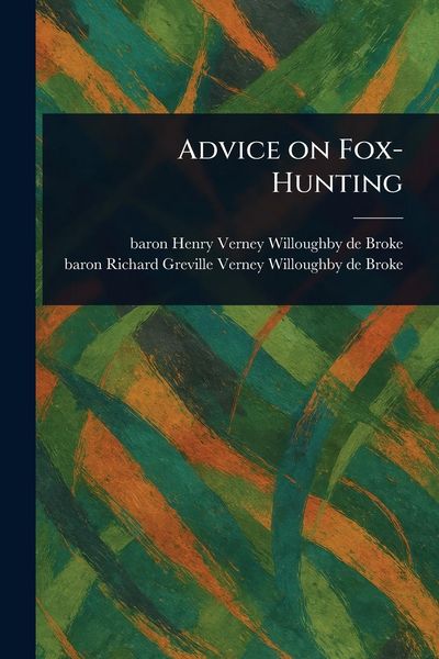 Produktbild: Advice on Fox-Hunting