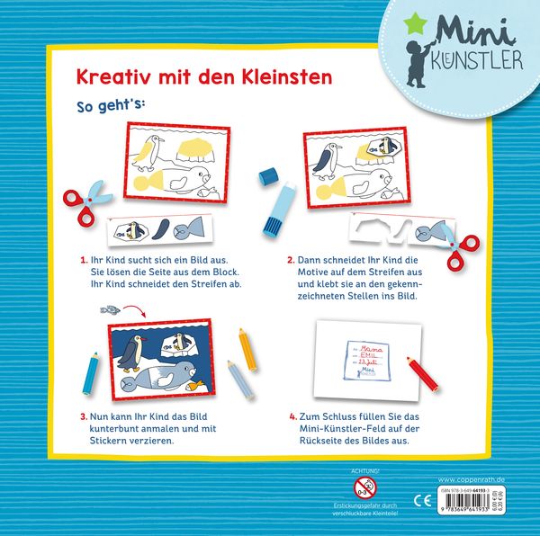 Produktbild: Mein bunter Tier-Bastelblock