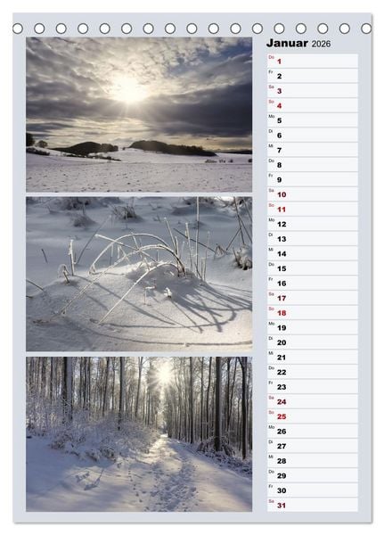 Produktbild: Harmonie der Farben in Landschaft und Natur (Tischkalender 2026 DIN A5 hoch), CALVENDO Monatskalender