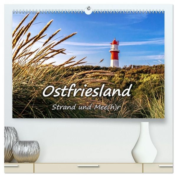 Produktbild: OSTFRIESLAND Strand und Mee(h)r (hochwertiger Premium Wandkalender 2026 DIN A2 quer), Kunstdruck in Hochglanz