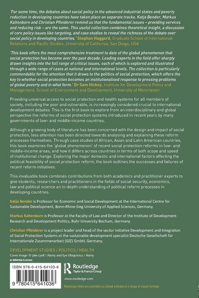 Produktbild: Social Protection in Developing Countries