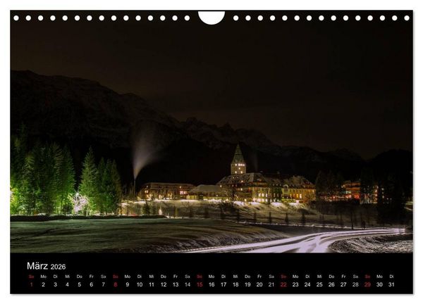 Produktbild: Bergblicke - Elmau (Wandkalender 2026 DIN A4 quer), CALVENDO Monatskalender