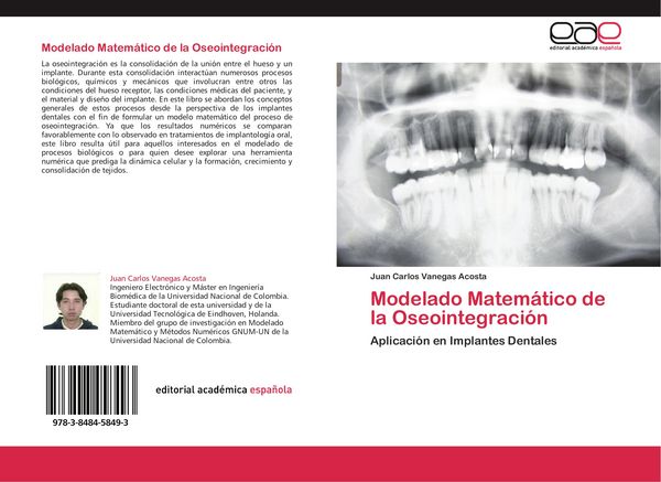 Produktbild: Modelado Matem&aacute;tico de la Oseointegraci&oacute;n