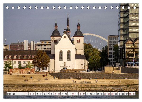 Produktbild: Cologne - K&ouml;ln (Tischkalender 2026 DIN A5 quer), CALVENDO Monatskalender