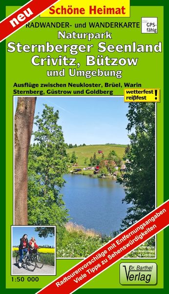 Produktbild: Radwander- und Wanderkarte Naturpark Sternberger Seenland, Crivitz, B&uuml;tzow und Umgebung
