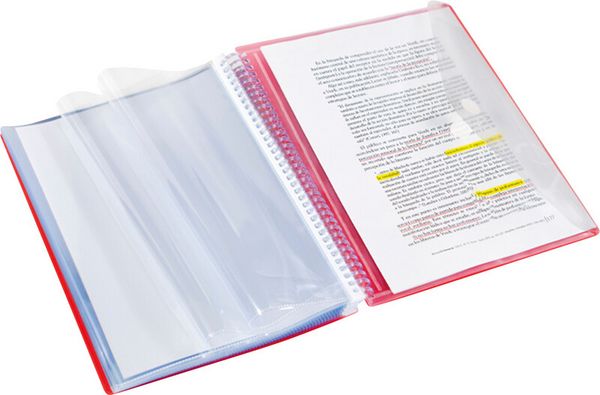 Produktbild: Sichtbuch A4 pink 30 Taschen