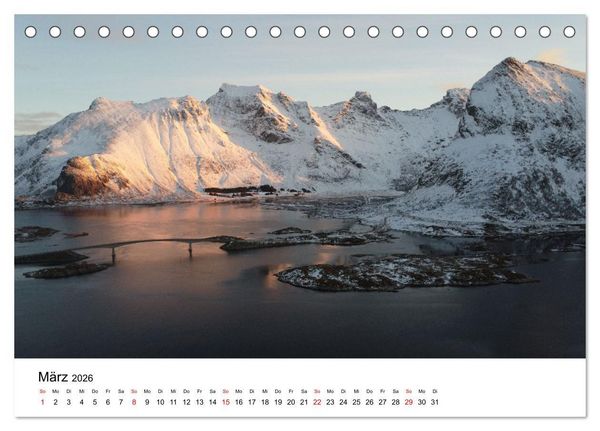 Produktbild: Die sch&ouml;nsten Bucket List Reiseziele (Tischkalender 2026 DIN A5 quer), CALVENDO Monatskalender