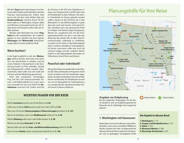 DUMONT Reise-Handbuch Reiseführer USA, Der Nordwesten