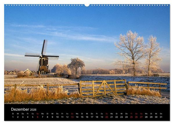 Produktbild: HOLL&Auml;NDISCHE LANDSCHAFTEN: ALBLASSERWAARD 2026 (hochwertiger Premium Wandkalender 2026 DIN A2 quer), Kunstdruck in Hochglanz