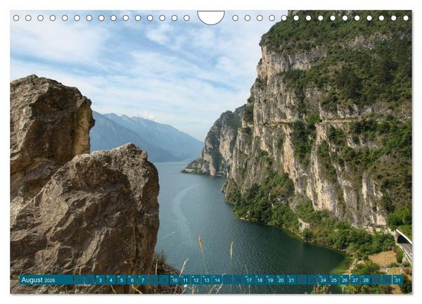 Produktbild: Gardasee bei Limone (Wandkalender 2026 DIN A4 quer), CALVENDO Monatskalender