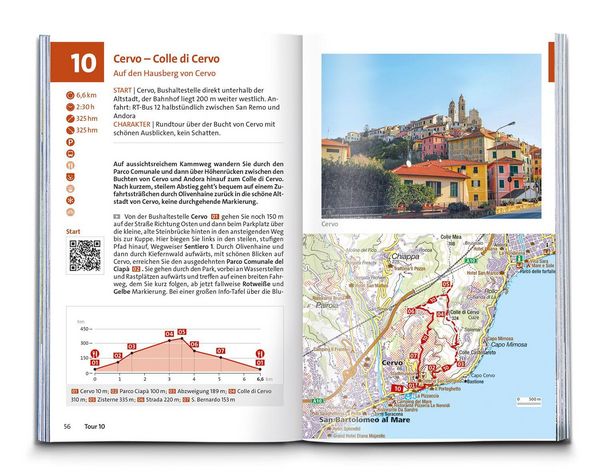 Produktbild: KOMPASS Wanderf&uuml;hrer Ligurien mit Cinque Terre, 50 Touren mit Extra-Tourenkarte
