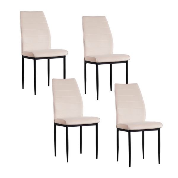 Produktbild: HTI-Living Stuhl Madison Velvet creme Stuhl Madison Velvet creme