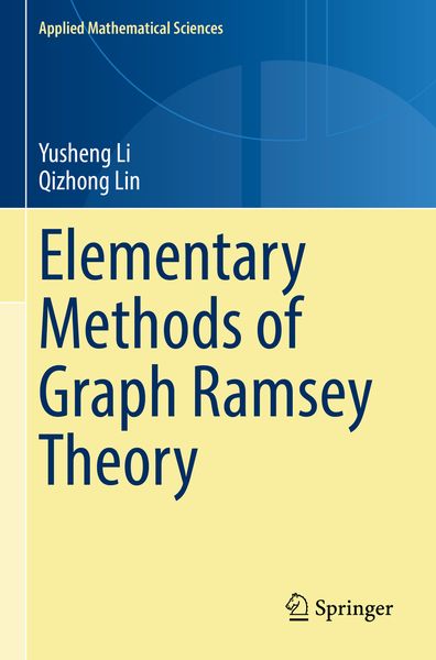 Produktbild: Elementary Methods of Graph Ramsey Theory