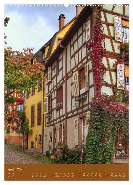 Produktbild: Reise durchs Elsass (Wandkalender 2026 DIN A2 hoch), CALVENDO Monatskalender