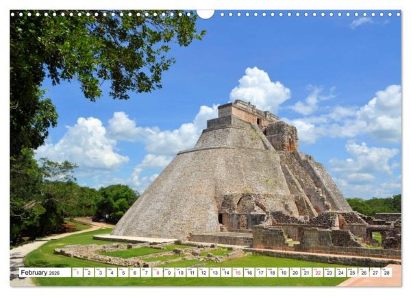 Produktbild: Land of the Maya Mexico-Yucatan (Wall Calendar 2026 DIN A3 landscape), CALVENDO 12 Month Wall Calendar