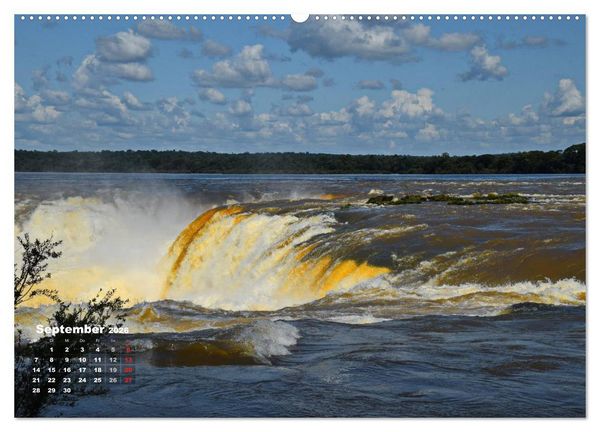 Produktbild: Argentinien. Die Iguaz&uacute;-Wasserf&auml;lle (hochwertiger Premium Wandkalender 2026 DIN A2 quer), Kunstdruck in Hochglanz