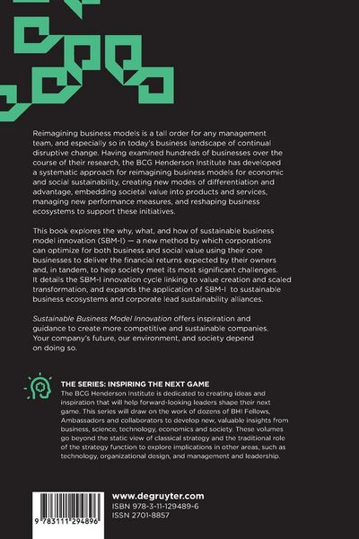 Produktbild: Sustainable Business Model Innovation