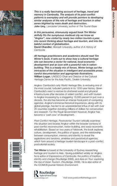 Produktbild: Post-Conflict Heritage, Postcolonial Tourism