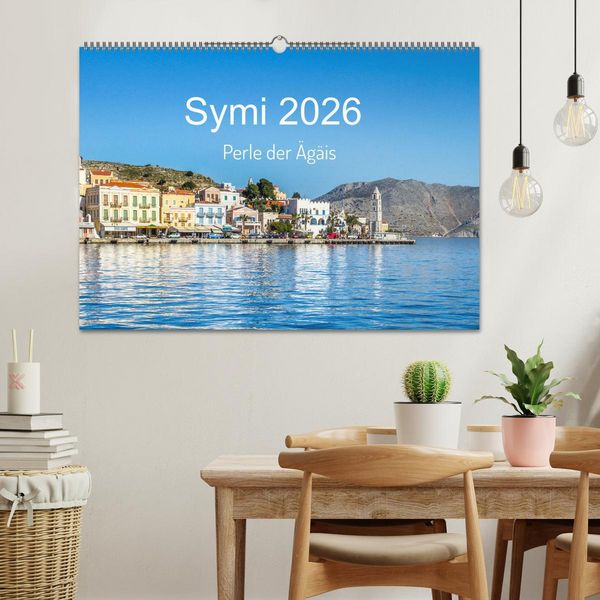 Produktbild: Symi 2026, Perle der &Auml;g&auml;is (Wandkalender 2026 DIN A2 quer), CALVENDO Monatskalender