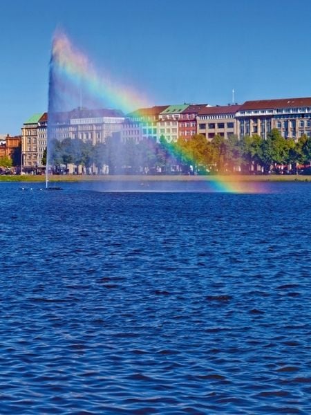 Produktbild: CALVENDO Puzzle HAMBURG Alsterfont&auml;ne | 1000 Teile Lege-Gr&ouml;&szlig;e 64x48cm Foto-Puzzle f&uuml;r gl&uuml;ckliche Stunden