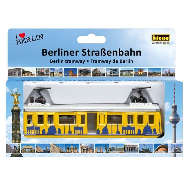 Produktbild: Idena Berliner Stra&szlig;enbahn mit R&uuml;ckzug 15cm