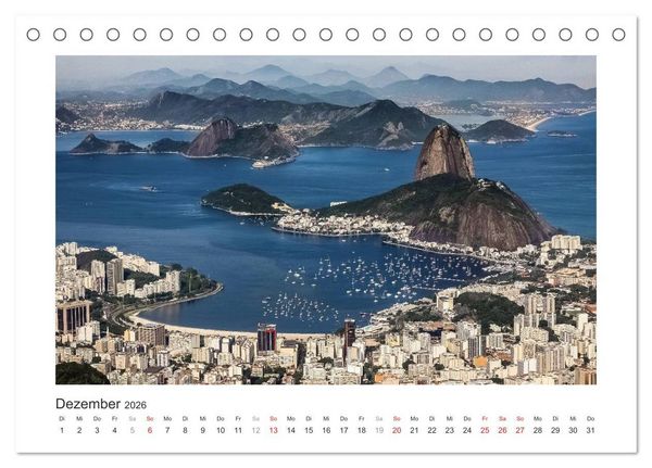 Produktbild: Brasilien 2026 Estrada Real - der Weg des Goldes (Tischkalender 2026 DIN A5 quer), CALVENDO Monatskalender