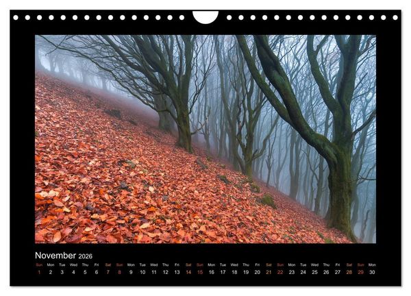 Produktbild: The Changing Seasons of the Peak District (Wall Calendar 2026 DIN A4 landscape), CALVENDO 12 Month Wall Calendar