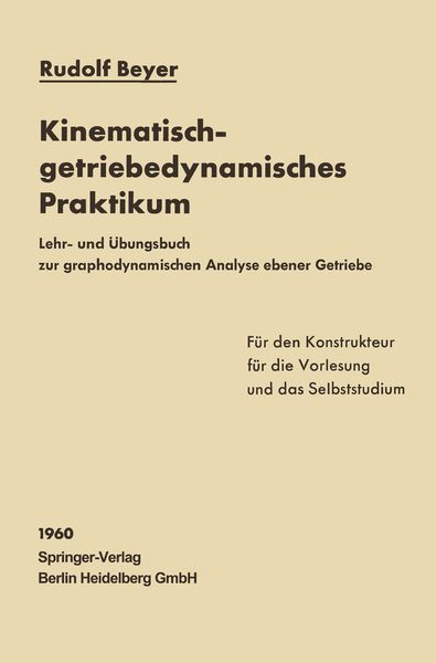 Produktbild: Kinematisch-getriebedynamisches Praktikum