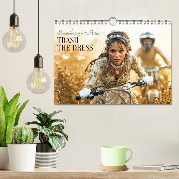 Produktbild: Trash The Dress - Brautshooting mit Action (Wandkalender 2027 DIN A4 quer), CALVENDO Monatskalender