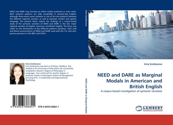 Produktbild: NEED and DARE as Marginal Modals in American and British English