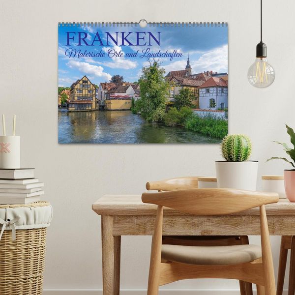 Produktbild: Franken - Malerische Orte und Landschaften (Wandkalender 2026 DIN A3 quer), CALVENDO Monatskalender